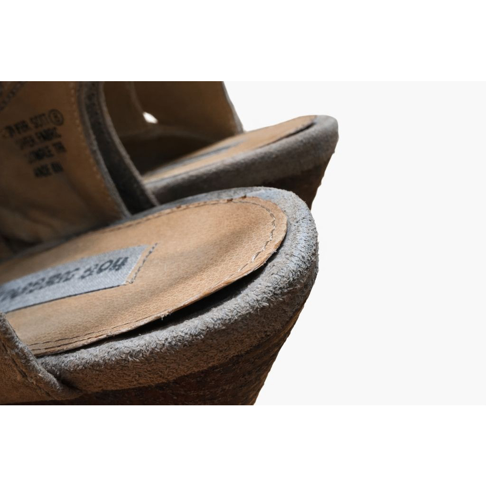 Not Rated Taupe Suede Heels – Size 8 - Picture 5 of 8